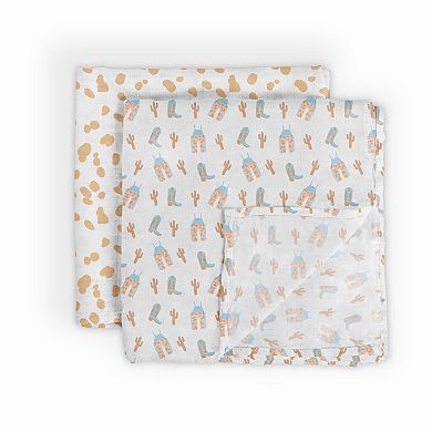 JuJuBe x Studio Oh! 2-Pack Swaddle Blanket Set