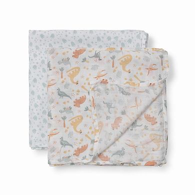 JuJuBe x Studio Oh! 2-Pack Swaddle Blanket Set