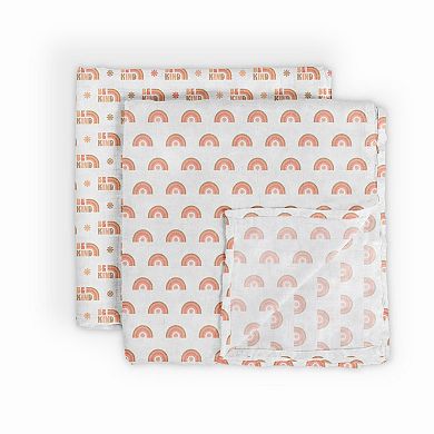 JuJuBe x Studio Oh! 2-Pack Swaddle Blanket Set