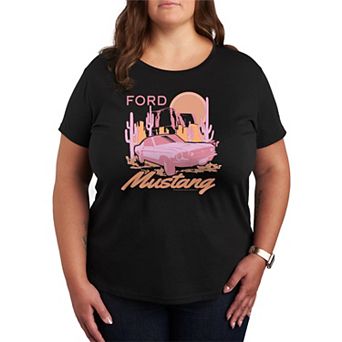 Plus Size Ford Mustang Graphic Tee