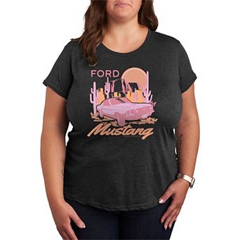 Plus Size Ford Mustang Graphic Tee