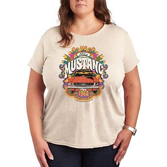 Plus Size Ford 1968 Ford Mustang Graphic Tee