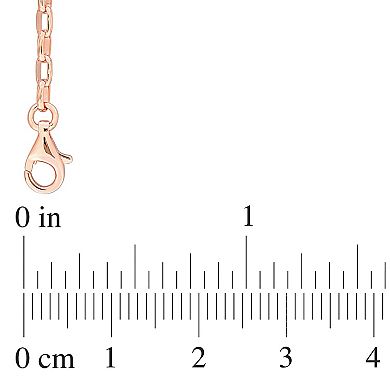 Stella Grace 18k Rose Gold Over Silver Amethyst & Rose de France Amethyst Necklace