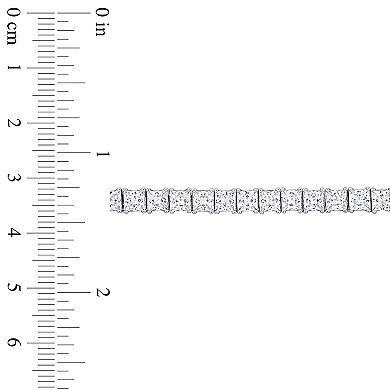 Men's Stella Grace Sterling Silver Lab-Created White Sapphire Tennis Necklace