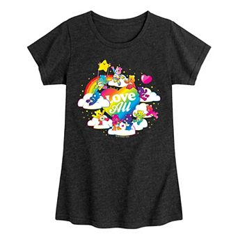 Girls 7-16 Care Bears Love All Graphic Tee