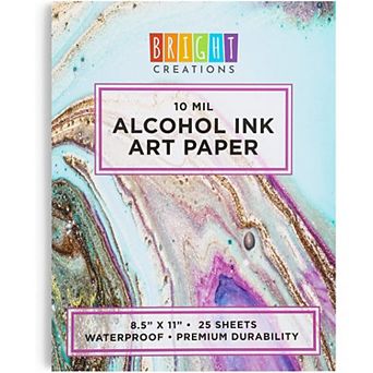 Alcohol Ink Pad Art Paper (8.5 X 11 in 25 Sheets)
