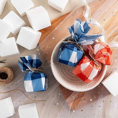 36 Pack Blank Foam Cubes And Square Blocks For Arts And Crafts, 2 X 2 X 2 Inches