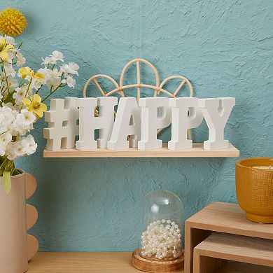 54-piece White 3d Wood Block Letters For Decor Standing, A-z, 3 Inch, 0.6" Thick