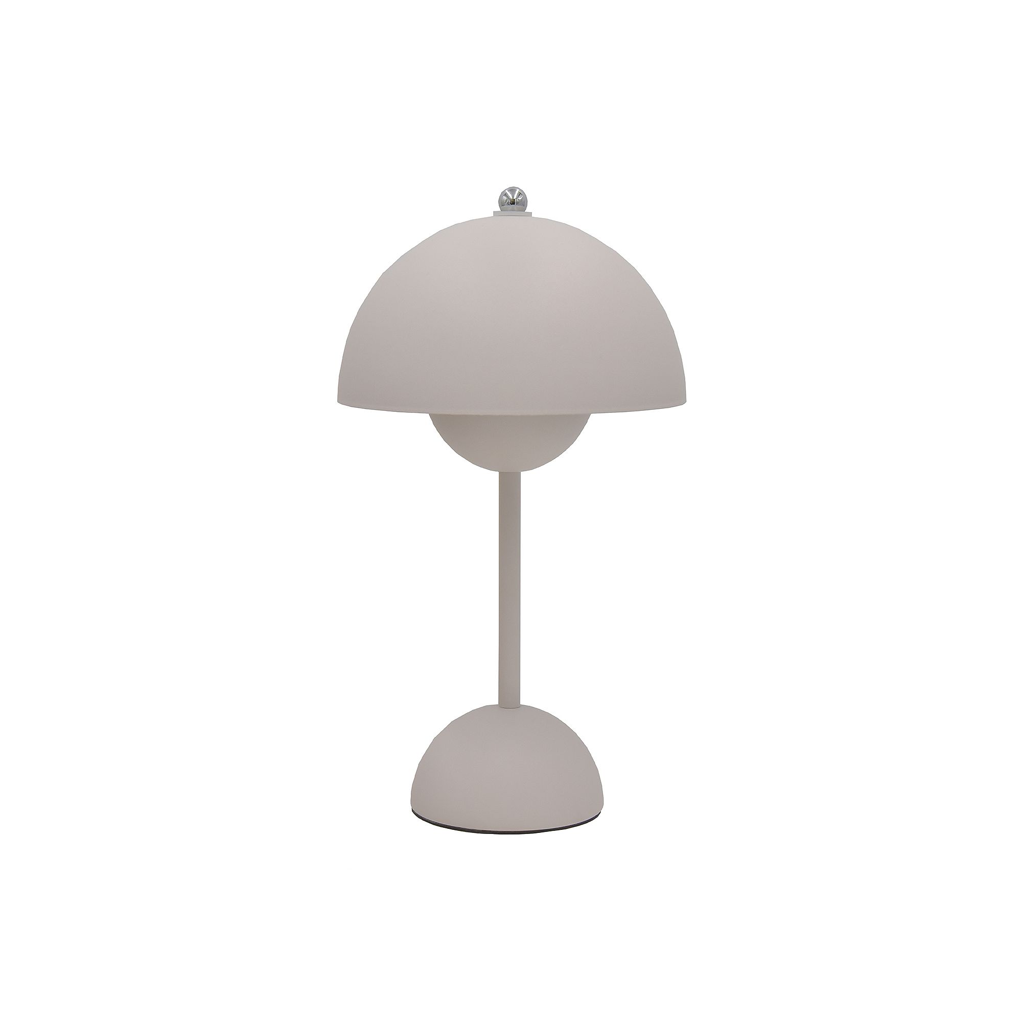 Belle Maison Cordless Mushroom Touch Lamp, Gray