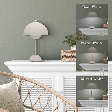 Belle Maison Cordless Mushroom Touch Lamp