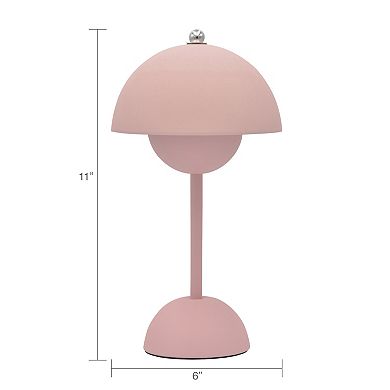 Belle Maison Cordless Mushroom Touch Lamp