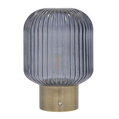 Belle Maison Cordless LED Touch Round Glass Lamp