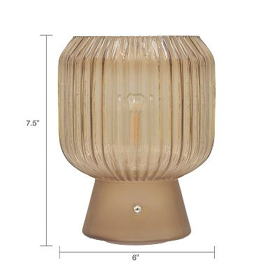 Belle Maison Cordless Pedestal LED Touch Lamp