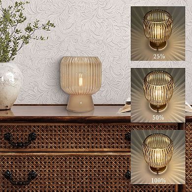 Belle Maison Cordless Pedestal LED Touch Lamp