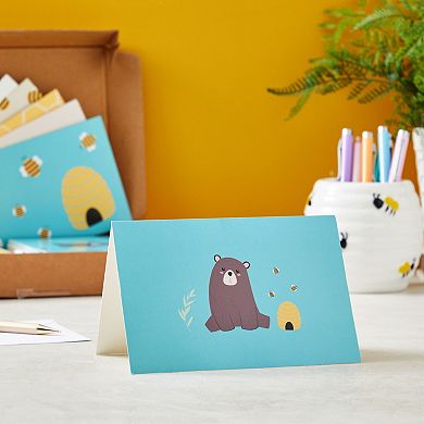 48 Pack Honey Bee Thank You Cards With Envelopes, All Occasion Note Cards, 4x6