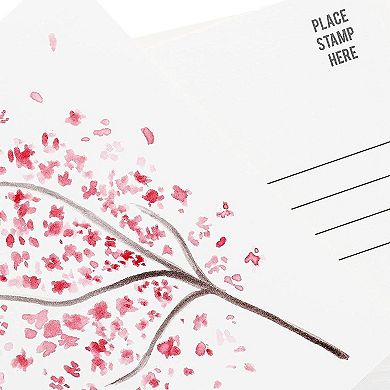 50 Pack 4x6" Blank Mailable Postcards, Watercolor Painting Paper Cards For Diy