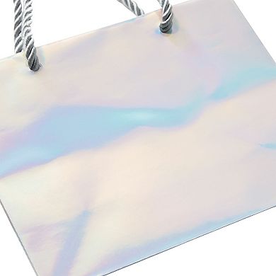 24 Pack Mini Gift Bags With Handles, Small Reusable Metallic Paper Bag 6x5 X2.5"