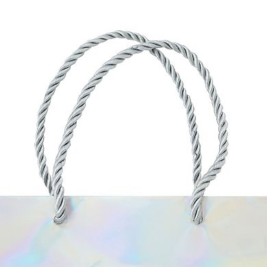 24 Pack Mini Gift Bags With Handles, Small Reusable Metallic Paper Bag 6x5 X2.5"