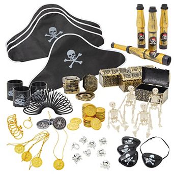 100 pc Pirate Birthday Party Supplies, Decor And Toys For Party Favors