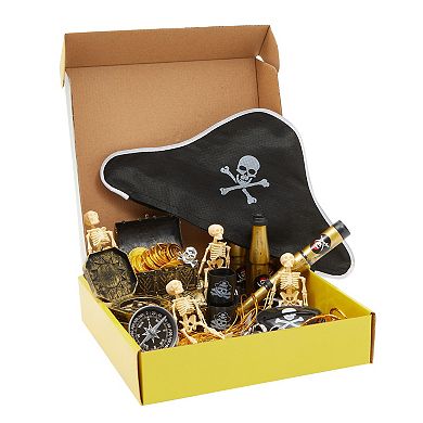 100 Piece Pirate Birthday Party Supplies, Decor And Toys For Party Favors