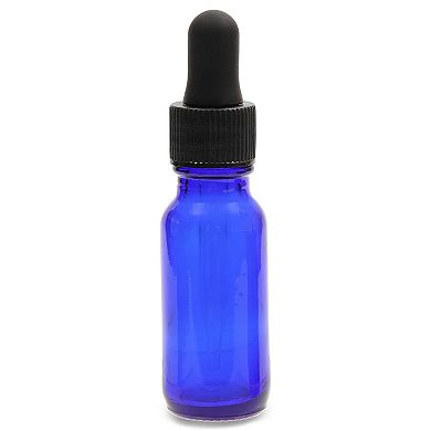 48 Pack 1 Oz Blue Glass Beauty Dropper Bottles With 6 Funnels For Essential Oils