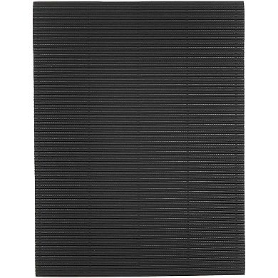 48x Corrugated Cardboard Paper Sheets For Diy Crafts Party Decor Black 8.5 X 11"