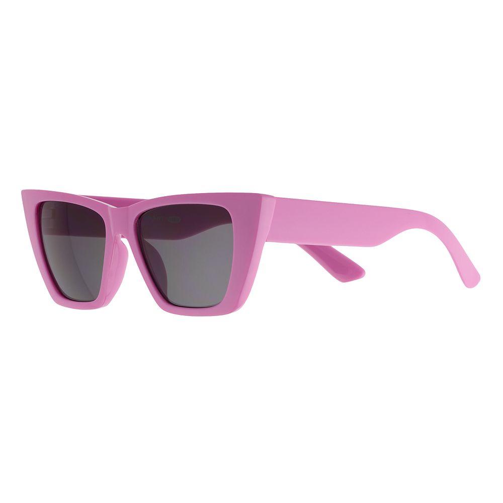 Women's Cali Blue Large Plastic Cateye Sunglasses