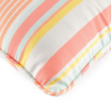 Lillian Outdoor 20 in. x 20 in. Throw Pillow