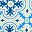 Porto Tile Navy Grn