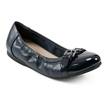 Easy Spirit Kenna Cap-Toe Ornament Women's Ballet Flats
