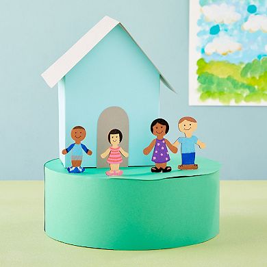 100 Pack People Shaped Craft Sticks, Wooden Popsicle Sticks For Diy Projects