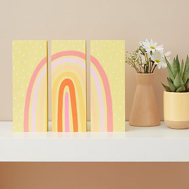 Unfinished MDF Wood Blocks for Crafts, Wooden Square Blocks for DIY (4 Pack)