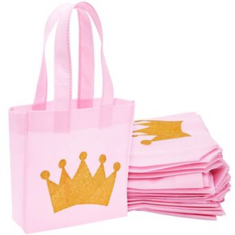 24 Pack Princess-themed Party Favor Bags For Girls' Birthday (6.5 X 7 X 2 in