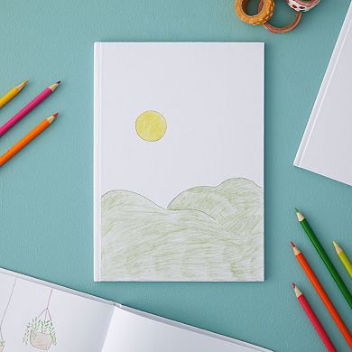 3 Pack Hardcover Books For Kids To Write Stories-18sheets, 7x 10in, Blank Inside