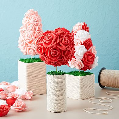 6 Pack Craft Foam Shapes For Diy Crafts Art Modeling, White, 2.5 To 5.9 In