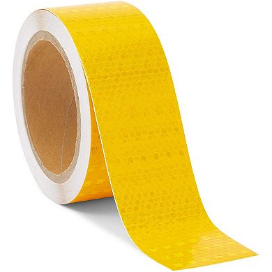 Yellow Reflective Tape - 2 In X 30 Ft Outdoor Reflector Safety Roll For Trailers