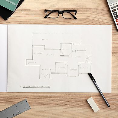50 Sheets Translucent Vellum Paper Pap For Drawing And Tracing, 11 X 17 In