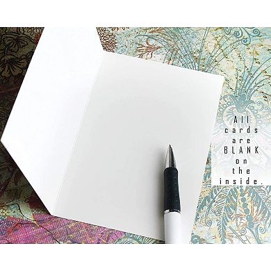 48 Pack Merry Christmas Greeting Cards With Envelopes, 6 Holiday Designs, 4x6