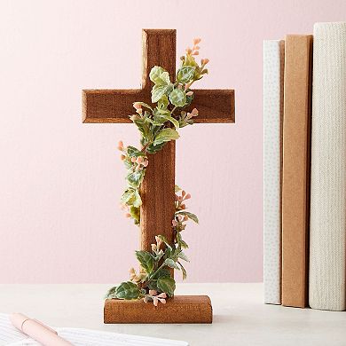 3x Easter Unfinished Wood Crosses For Crafts Table Displays Home Decor 8.7 Inch