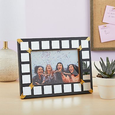 120 Pcs Mini Square Mirror Tiles 1" For Arts And Crafts Supplies Wall Room Décor