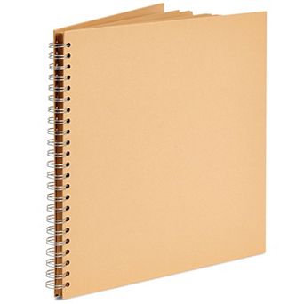 Blank Brown 12x12 Scrapbook Album Hardcover (blank), Kraft Paper, 40 Sheets