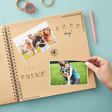 Blank Brown 12x12 Scrapbook Album Hardcover (blank), Kraft Paper, 40 Sheets