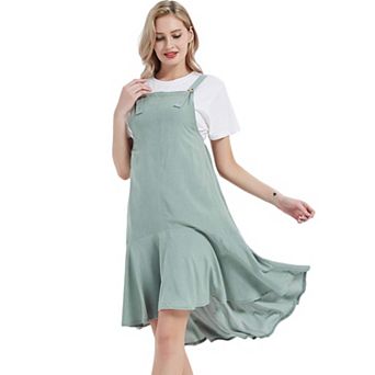 Women's Flounce Apron Chic Dress