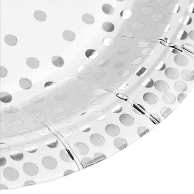 144 Piece Silver Party Supplies And Decorations For Wedding, Birthday, Serves 24