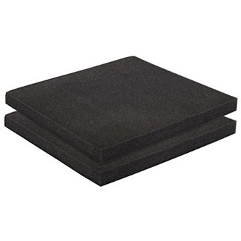 2-pack Packing Foam Sheets, Polyurethane Cushioning Moving Insert Pads (12x12x1)