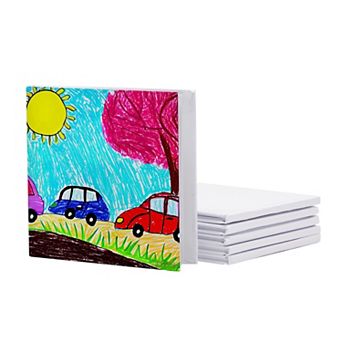 6 Pack 5.2 x 5.2-inch Blank Hardcover Books - 36 Sheets Each for Scrapbook