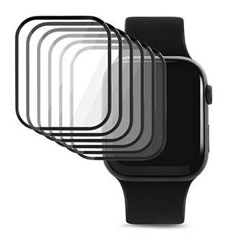 6 Pack Acrylic Screen Protector Compatible With Apple Watch Series 7/8 45mm