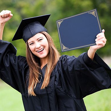 12-pack Navy Blue Certificate Holders - Use As Award, Diploma Cover, Letter-size