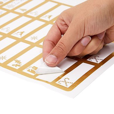 210 Pcs Printable Address Labels For Christmas Cards Holiday Gifts Wrapping