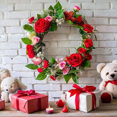 Wooden wreath ring discount